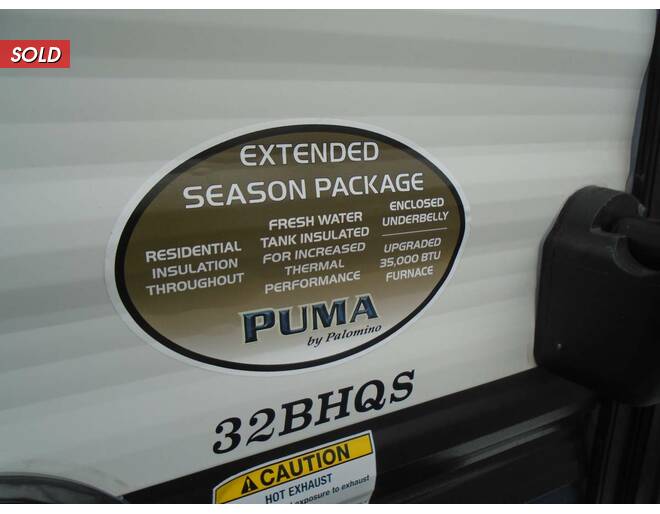2024 Palomino Puma 32BHQS Travel Trailer at Arrowhead Camper Sales, Inc. STOCK# N01821 Photo 10