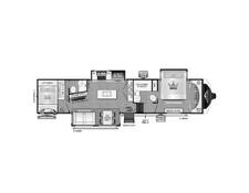 2022 East to West Tandara 375BHOK Fifth Wheel at Arrowhead Camper Sales, Inc. STOCK# N11501 Floor plan Image