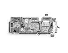 2023 Palomino SolAire Ultra Lite 320TSBH Travel Trailer at Arrowhead Camper Sales, Inc. STOCK# N58763 Floor plan Image