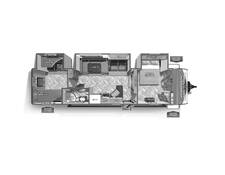 2023 Palomino Puma 32RBFQ Travel Trailer at Arrowhead Camper Sales, Inc. STOCK# N98065 Floor plan Image