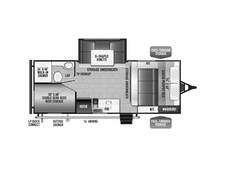 2023 East to West Della Terra LE 175BHLE Travel Trailer at Arrowhead Camper Sales, Inc. STOCK# N12678 Floor plan Image