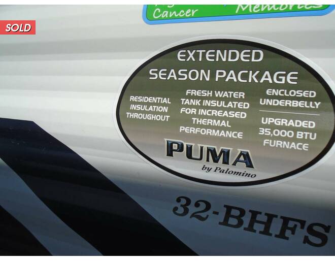 2023 Palomino Puma 32BHFS Travel Trailer at Arrowhead Camper Sales, Inc. STOCK# N99595 Photo 8