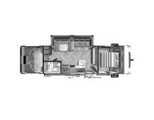 2021 Wildwood X-Lite 28VBXL Travel Trailer at Arrowhead Camper Sales, Inc. STOCK# U44717 Floor plan Image