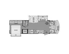 2017 FR3 Ford Crossover 30DS Class A at Arrowhead Camper Sales, Inc. STOCK# UU06313 Floor plan Image