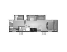 2020 Heartland Prowler 320BH Travel Trailer at Arrowhead Camper Sales, Inc. STOCK# U30622 Floor plan Image