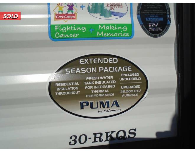 2024 Palomino Puma 30RKQS Travel Trailer at Arrowhead Camper Sales, Inc. STOCK# N00894 Photo 9