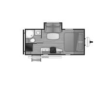 2021 Heartland Mallard 210RB Travel Trailer at Arrowhead Camper Sales, Inc. STOCK# U57242 Floor plan Image