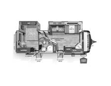2022 Rockwood Ultra Lite 2608BS Travel Trailer at Arrowhead Camper Sales, Inc. STOCK# U81748 Floor plan Image