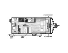 2024 East to West Alta LE 1600MRB Travel Trailer at Arrowhead Camper Sales, Inc. STOCK# N00569 Floor plan Image
