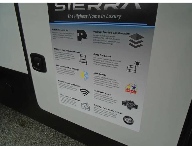 2024 Sierra Luxury 391FLRB Fifth Wheel at Arrowhead Camper Sales, Inc. STOCK# N53088 Photo 5
