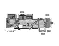 2024 Palomino Puma 32BHQS Travel Trailer at Arrowhead Camper Sales, Inc. STOCK# N01821 Floor plan Image
