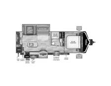 2021 Grand Design Imagine 2670MK Travel Trailer at Arrowhead Camper Sales, Inc. STOCK# U30032 Floor plan Image