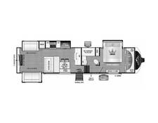 2024 East to West Tandara 340RD Fifth Wheel at Arrowhead Camper Sales, Inc. STOCK# N12814 Floor plan Image