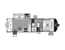 2024 East to West Tandara 26RD Fifth Wheel at Arrowhead Camper Sales, Inc. STOCK# N12795 Floor plan Image