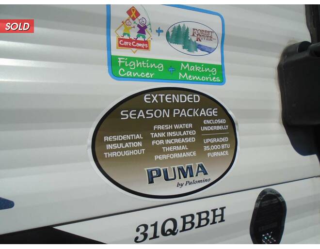2024 Palomino Puma 31QBBH Travel Trailer at Arrowhead Camper Sales, Inc. STOCK# N01541 Photo 11