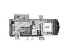 2022 Grand Design Reflection 150 226RK Fifth Wheel at Arrowhead Camper Sales, Inc. STOCK# U42593 Floor plan Image