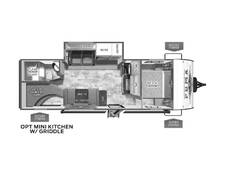 2024 Palomino Puma 25BHS Travel Trailer at Arrowhead Camper Sales, Inc. STOCK# N21197 Floor plan Image